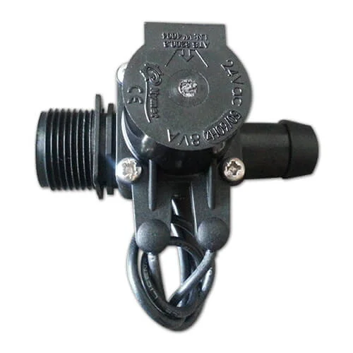 Micro Irrigation Solenoid Valve 24VAC - 3/4" Male Inlet - 19mm Straight Barb Outlet - 20LPM