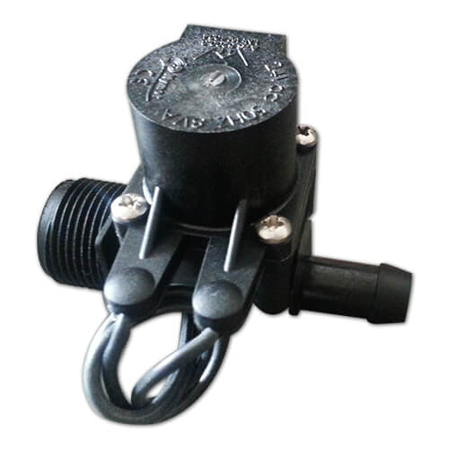 Micro Irrigation Solenoid Valve 24VAC - 3/4" Male Inlet - 13mm Straight Barb Outlet - 20LPM