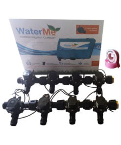 WaterMe Irrigation Controller + Qty 8 x 3/4" Irrigation Manifold Assembly x 19mm Barb Outlet( 2-way) - 50LPM