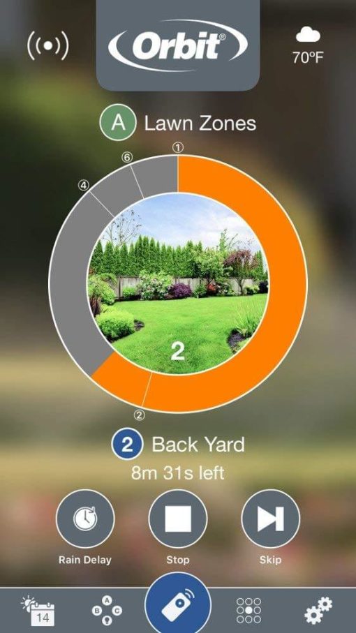 Orbit B-Hyve 12 Station WiFi Irrigation Controller-Outdoor use(Free Rain Sensor)