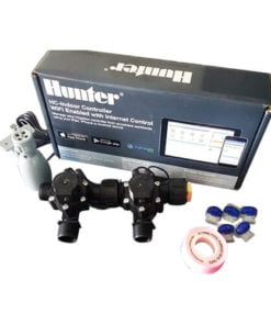 Hunter Hydrawise 6 Station WiFi Irrigation Combo-Qty 2 x 3/4"Solenoids&Rain Sensor