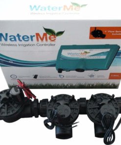 WaterMe-WiFi Irrigation Controller+Qty2 x1" Solenoids+Qty 1 x1" Master Solenoid
