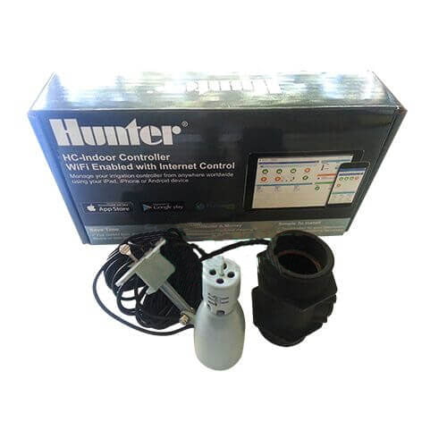 Hunter Hydrawise 12 Station WiFi Irrigation Controller with customised Flow & Rain sensor