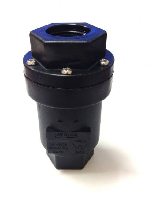 Dual Check Valve - 3/4" Female Inlet x 3/4" Female Outlet