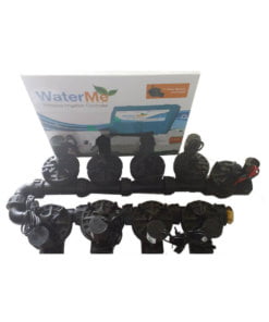 WaterMe Irrigation Controller + 1" Irrigation Manifold Assembly (8 x 1" Manifold +1 x 1" Inline Solenoid) - 100LPM