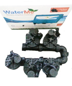 WaterMe Irrigation Controller + Irrigation Manifold Assembly (4 x Manifold +1 x Inline Solenoid) - 100LPM