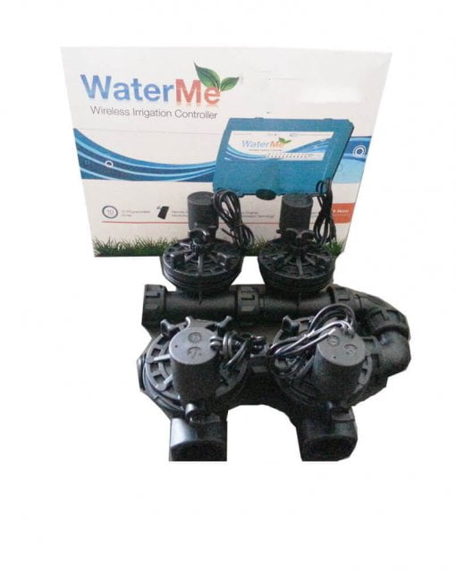 WaterMe Irrigation Controller + Irrigation Manifold Assembly (4 x Manifold) - 100LPM