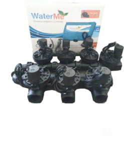 WaterMe Irrigation Controller + Irrigation Manifold Assembly (6 x Manifold +1 x Inline Solenoid) - 100LPM
