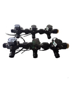 Irrigation Manifold Assembly (6 x Manifold - 2-way 3/4" 24VAC Inlet - 19mm Barb Outlet 50LPM)