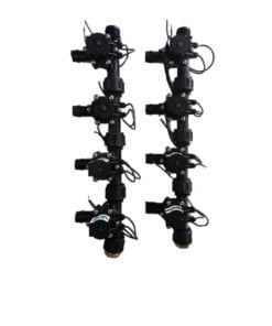 Irrigation Manifold Assembly (8 x Manifold - 2-way 3/4" 24VAC Inlet - 19mm Barb Outlet 50LPM)