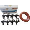 WaterMe Combo - WiFi Controller & 8 Zone 3/4" Irrigation Manifold Valves with 9 core Wire