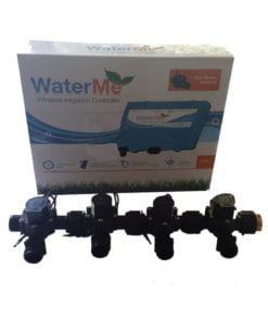 WaterMe Irrigation Controller + Qty 4 x 3/4" Irrigation Manifold Assembly x 3/4" BSP Male (2-way)- 50LPM
