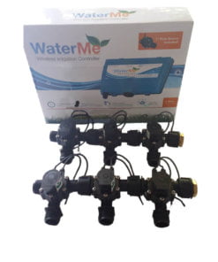 WaterMe Irrigation Controller + Qty 6 x 3/4" Irrigation Manifold Assembly x 3/4" BSP Male (2-way)- 50LPM