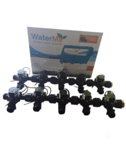 WaterMe Irrigation Controller + Qty 10 x 3/4" Irrigation Manifold Assembly x 3/4" BSP Male (2-way)- 50LPM