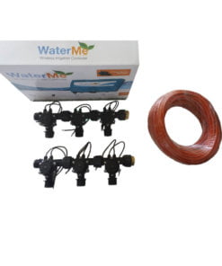 WaterMe Combo - WiFi Controller & 4 Zone 3/4" Irrigation Manifold Valves with 7 core Wire