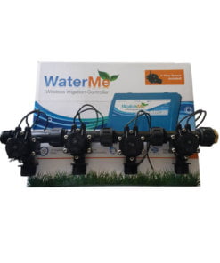 WaterMe Irrigation Controller + Qty 4 x 3/4" Irrigation Manifold Assembly x 3/4" BSP Male (2-way)- 50LPM