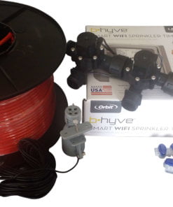 Orbit B-hyve WiFi Controller 6 Station 2 x Solenoid Combo -Free Rain Sensor,Wire