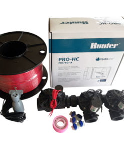 Hunter 6 Station Pro-HC WiFi Irrigation*Outdoor* 3 x 25mm Solenoids,Rain Sensor,Wire