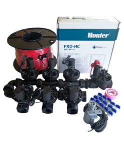Hunter 6 Station Pro-HC WiFi Irrigation*Outdoor* 7 x 25mm Solenoids,Rain Sensor,Wire