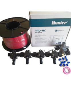 Hunter 6 Station Pro-HC WiFi Irrigation*Outdoor* 4 x 19mm Solenoids,Wire,Sensor