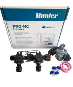 Hunter 6 Station Pro-HC WiFi Irrigation*Outdoor*2x 3/4" Solenoids,Free Rain Sensor
