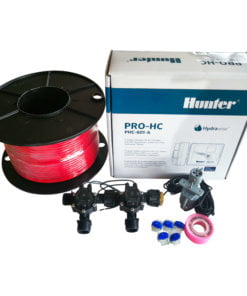 Hunter 6 Station Pro-HC WiFi Irrigation*Outdoor* 2 x 3/4" Solenoids,Wire,Sensor