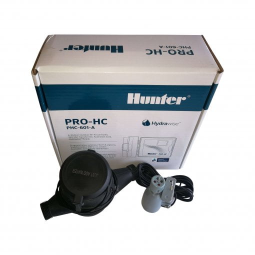 Hunter Hydrawise 6 Zone Pro-HC WiFi Irrigation Outdoor Controller,Rain & Flow Sensor