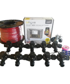 Orbit B-hyve WiFi Controller 12 Station-10 x 3/4" Solenoid Combo-Free Rain Sensor,Wire