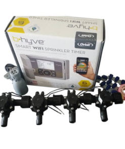 Orbit B-hyve WiFi Controller 6 Station -4 x 19mm Barb Solenoid Combo-Rain Sensor