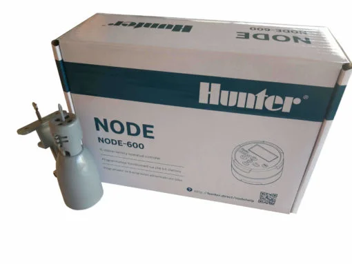Hunter NODE 600-9V battery operated Irrigation Controller-Six Station - With Free Rain sensor