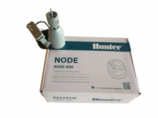 Hunter NODE 600 - 9V Battery Irrigation Controller-Six Station-Free Rain sensor