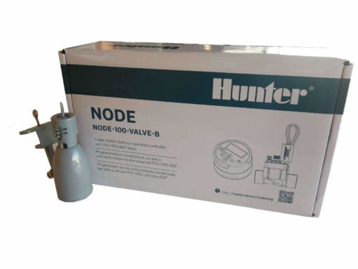 Hunter NODE 100-VALVE-B 9V Battery Operated Irrigation Controller-Single Station - With Free Rain sensor