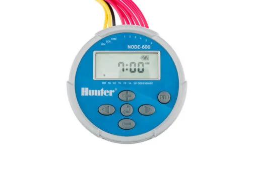 Hunter NODE 600 - 9V Battery Irrigation Controller-Six Station-Free Rain sensor