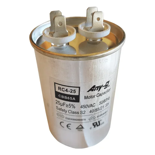 Brivis Evaporative cooler motor capacitor 25uF ( 25mfd) Class S2 450VAC 50/60Hz