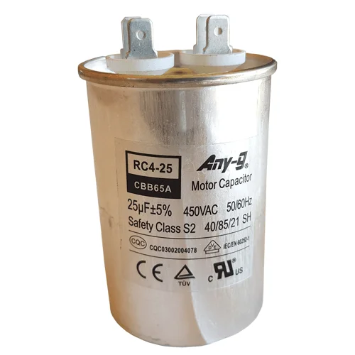 Brivis Evaporative cooler motor capacitor 25uF ( 25mfd) Class S2 450VAC 50/60Hz