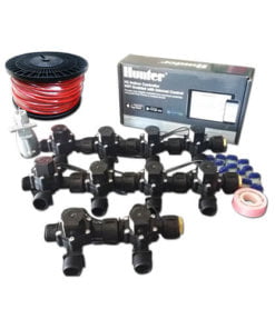 Hunter Hydrawise 12 Station WiFi Irrigation Combo-Qty 10 x 3/4"Solenoids&Rain Sensor,Wire