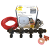 Orbit B-hyve WiFi Controller 4 Station-4x 3/4" inch Manifold Solenoid Valves & Wire Combo -FreeSensor