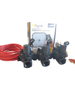 Orbit B-hyve WiFi Controller 4 Station-3x 1" inch 25mm Manifold Solenoid Valves & Wire Combo -FreeSensor