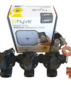 Orbit B-hyve WiFi Controller 4 Station-3x 1" inch 25mm Manifold Solenoid Valves Combo -FreeSensor