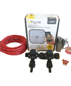Orbit B-hyve WiFi Controller 4 Station-2x 13mm Barb Manifold Solenoid Valves & Wire Combo