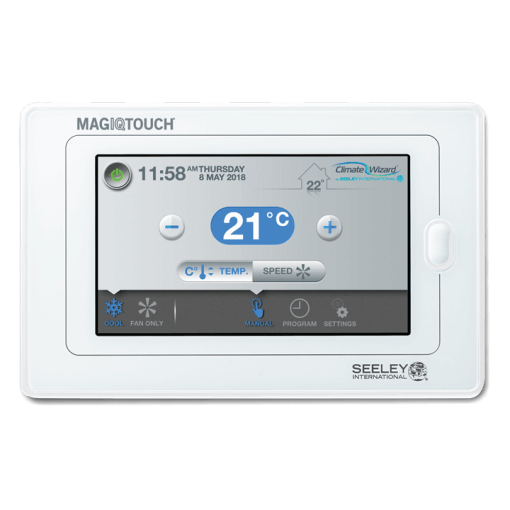 Breezair / Braemar MAGIQTOUCH Touchscreen Controller for Heating, Cooling #094298