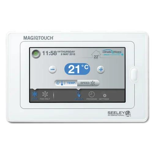 Breezair / Braemar MAGIQTOUCH Touchscreen Controller for Heating, Cooling #094298